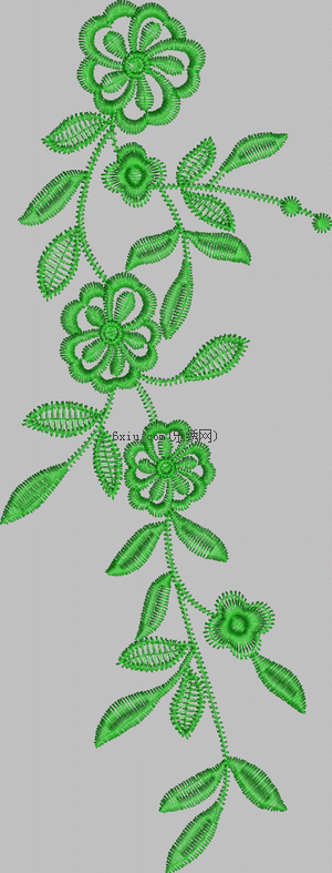 Water soluble embroidery pattern album