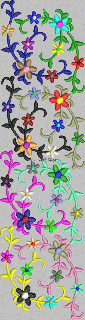 Clothing pattern embroidery pattern album