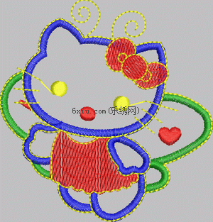 cat embroidery pattern album