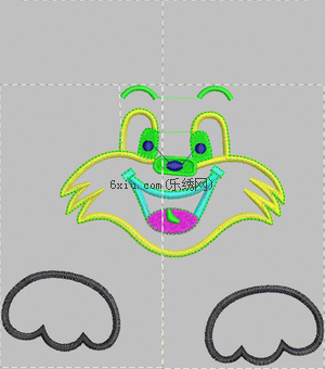 Cartoon children's clothing patch embroidery pattern album