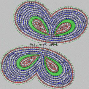 Sequins butterfly sequins embroidery pattern album