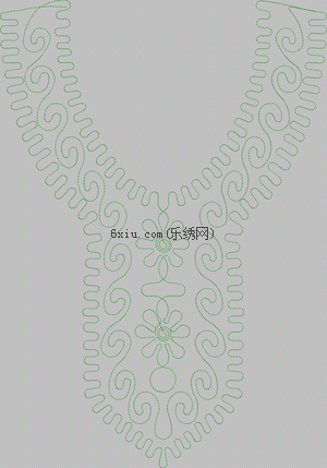 Rope embroidery collar sequins embroidery pattern album