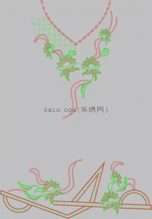 Women's clothing embroidery pattern album