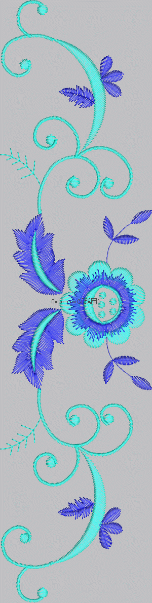 Simple Flower Decoration embroidery pattern album