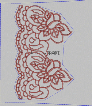 Trouser flower embroidery pattern album