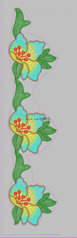 Lace embroidery pattern album