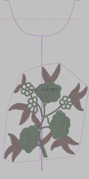 Bead Flower embroidery pattern album