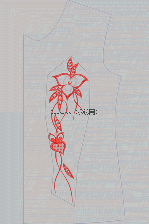 Flower pants embroidery pattern album