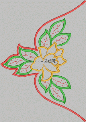 Flowers in flowers embroidery pattern album