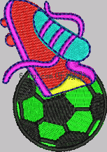 Ball soccer embroidery pattern album