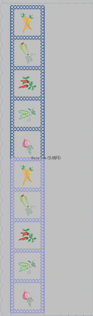 Fruits embroidery pattern album