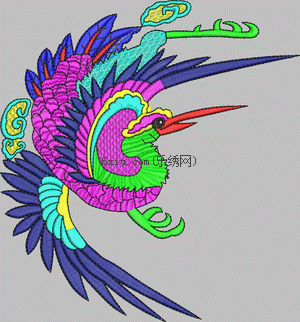 Bird Phoenix embroidery pattern album
