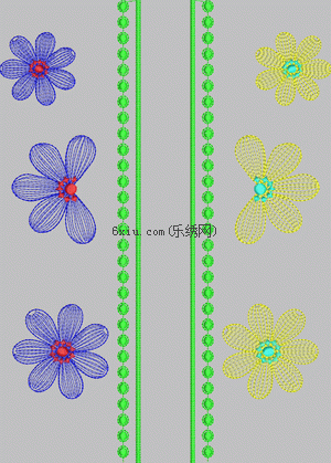 Home textile flower embroidery pattern album