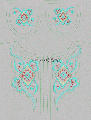 Trouser pocket embroidery pattern album