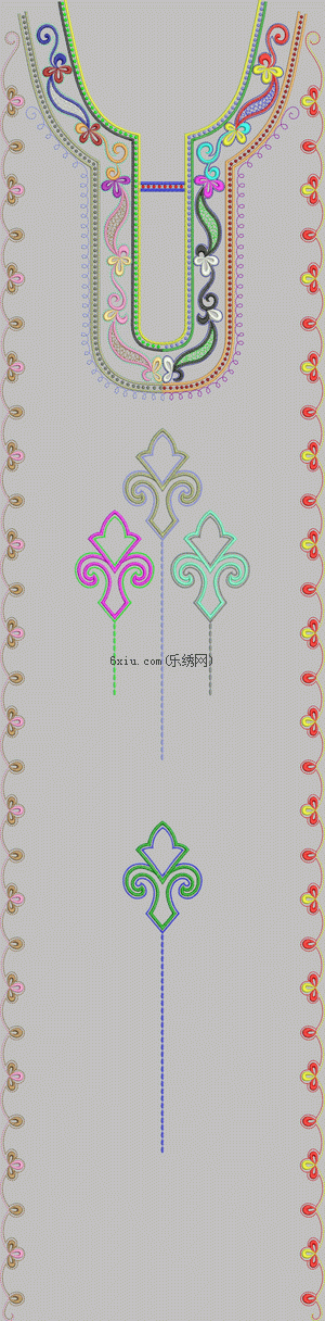 Middle East embroidery pattern album
