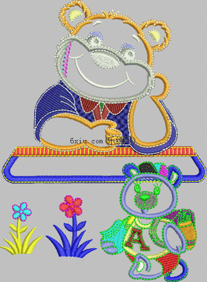 Winnie Pooh Cartoon embroidery pattern album