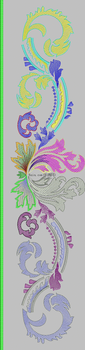 Home textile pattern is complex embroidery pattern album