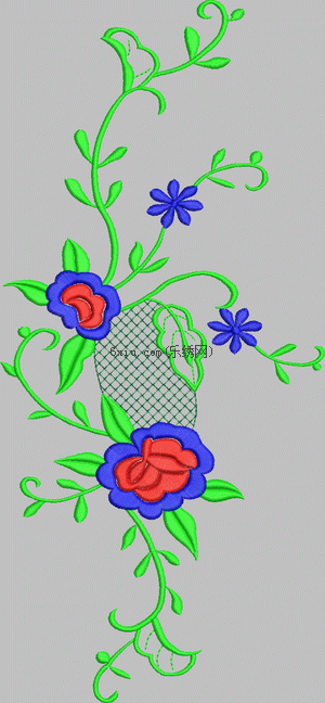 The pattern of jeans embroidery pattern album