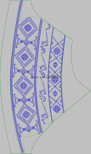 Cross Stitch Bar Code embroidery pattern album