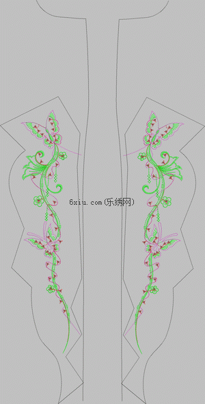 Pants sequins embroidery pattern album