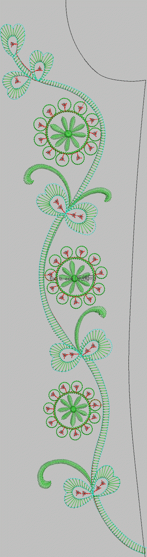 line embroidery pattern album