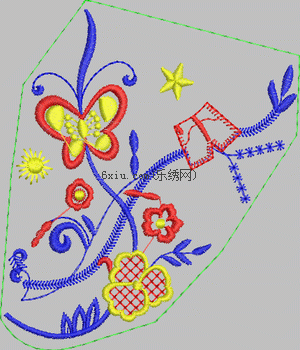 Simple children's clothes embroidery pattern album