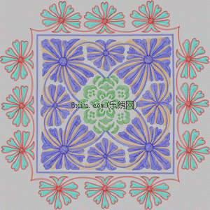 Auspicious decorative patterns embroidery pattern album