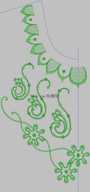 sleeve embroidery pattern album