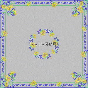 Tablecloth carpet embroidery pattern album
