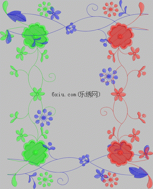 Home textile floral stripe embroidery pattern album