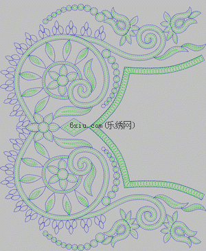 Middle East collar embroidery pattern album
