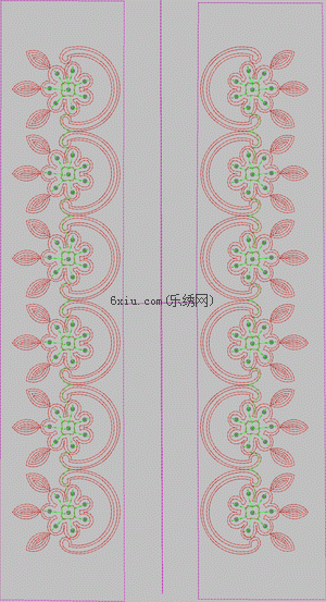 Sequin bar embroidery pattern album