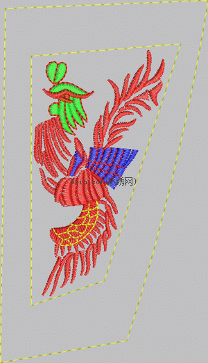 Abstract Phoenix embroidery pattern album
