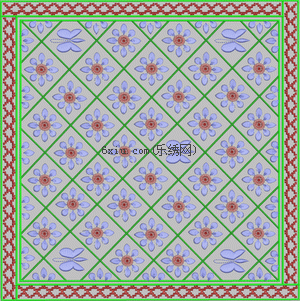 Grid full of abstraction embroidery pattern album