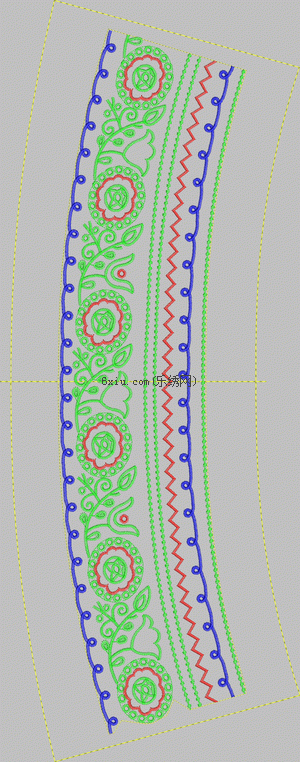 The pendulum of skirt embroidery pattern album