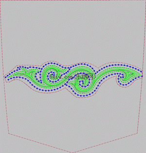 simple lines embroidery pattern album