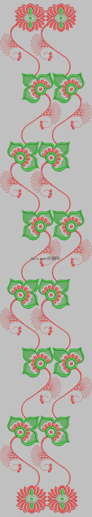 Curtain plate embroidery pattern album