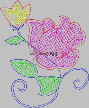 Towel embroidery [GMJA7017] embroidery pattern album