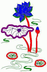 Lotus, its rice applique embroidery pattern album