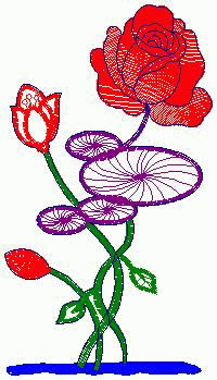 Pearl Lotus Rose embroidery pattern album
