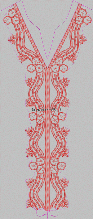 V-Leader Abstraction embroidery pattern album