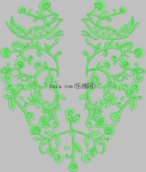 Male abstract curve embroidery pattern album