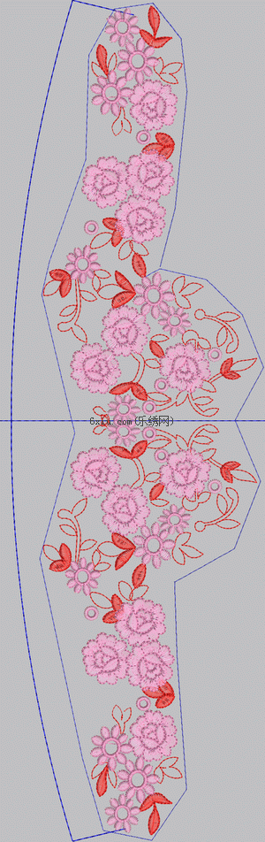 Flower Arrangement Skirt embroidery pattern album