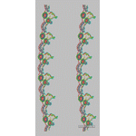Bead chip embroidery pattern album