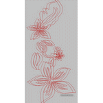 Plain abstraction embroidery pattern album