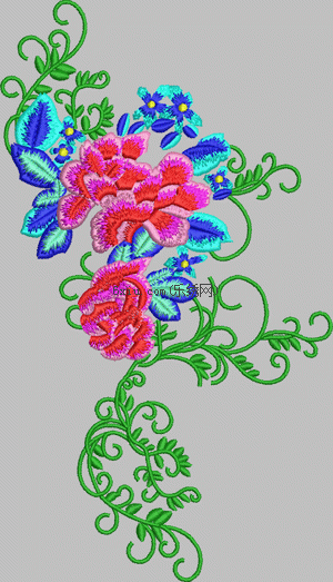 The Tradition of the Great Flower Tang Dynasty embroidery pattern album