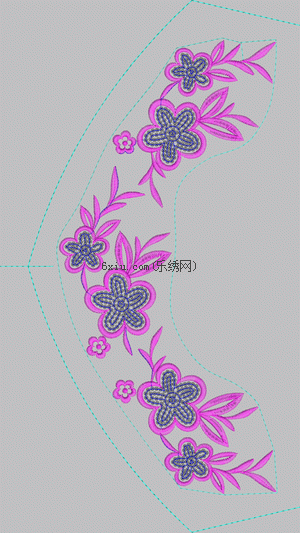 Simple Pearl Flower embroidery pattern album