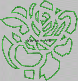 Hollow out roses embroidery pattern album