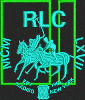 POLO Paul Riding Horse embroidery pattern album