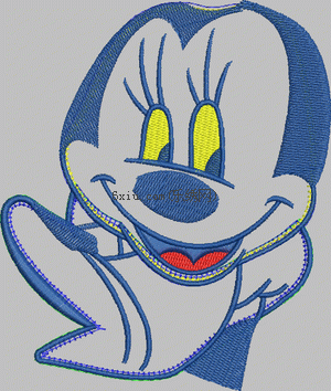 Mickey patch embroidery pattern album